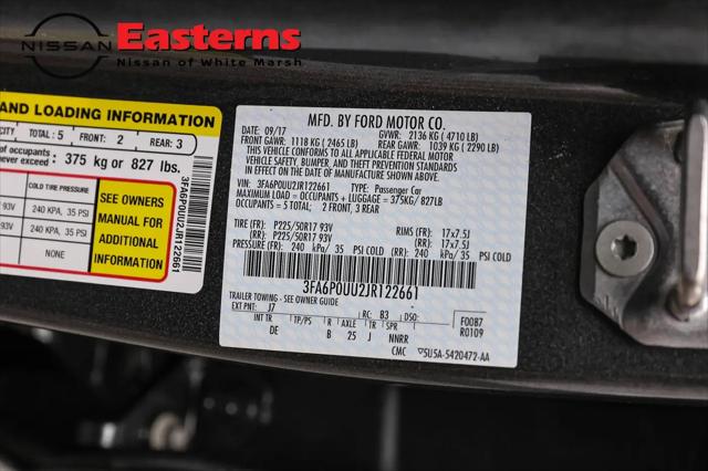 2018 Ford Fusion Hybrid S
