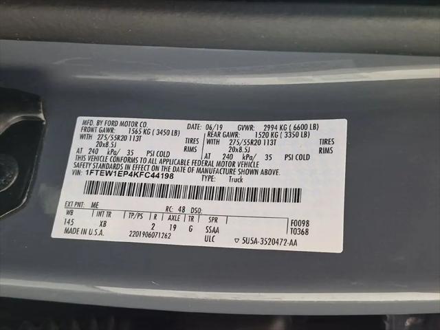 2019 Ford F-150 XLT
