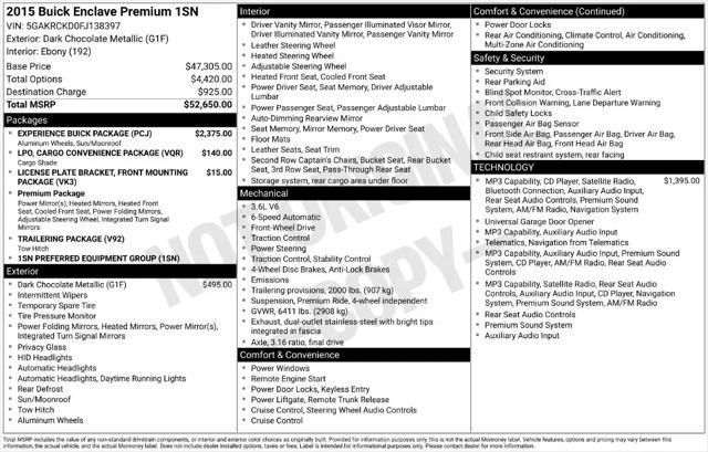 2015 Buick Enclave Premium for sale in Naperville, IL