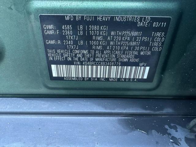 2011 Subaru Outback 2.5i Premium
