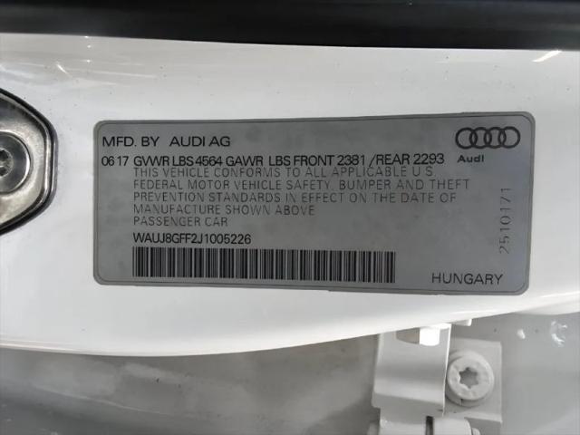 2018 Audi A3 2.0T Premium