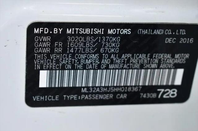 2017 Mitsubishi Mirage ES