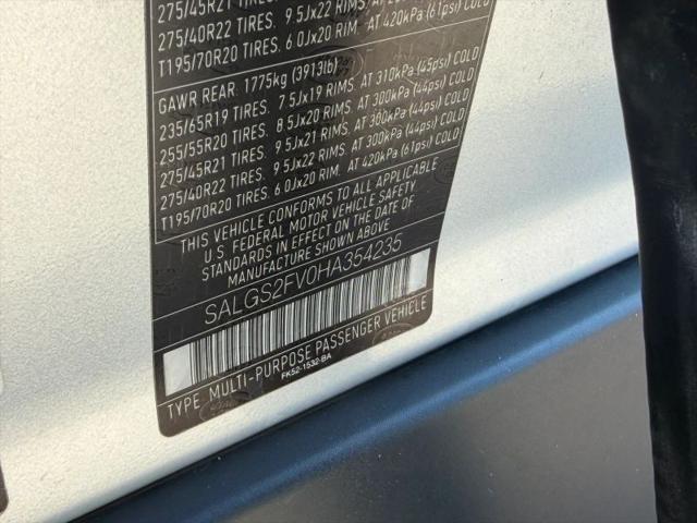 2017 Land Rover Range Rover 3.0L V6 Supercharged HSE