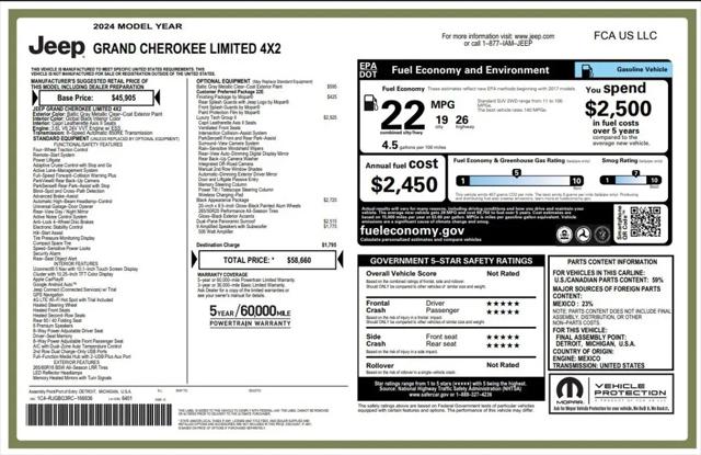2024 Jeep Grand Cherokee Limited 4x2