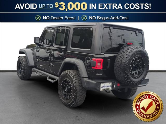 Used 2021 Jeep Wrangler Unlimited Willys 4x4 For Sale in Muscle Shoals, AL