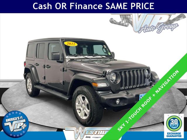 2022 Jeep Wrangler Unlimited Sport S 4x4 for sale in Hicksville, NY