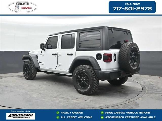 2020 Jeep Wrangler Willys 4x4 for sale in CARLISLE, PA