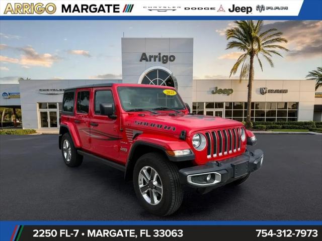 2021 Jeep Wrangler Unlimited Sahara for sale in Margate, FL