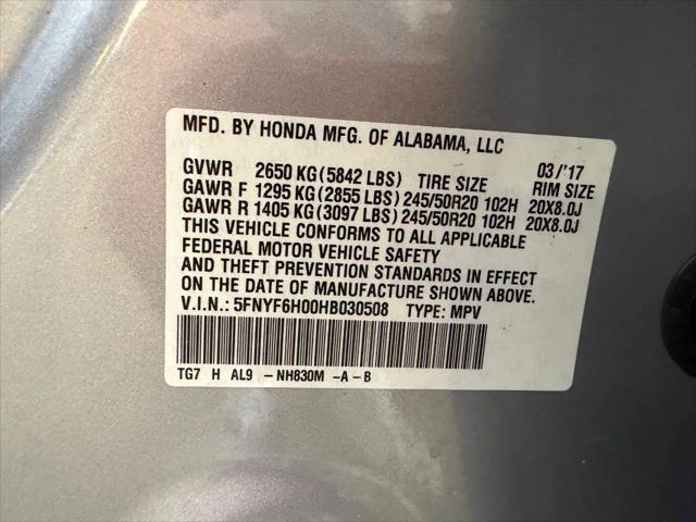 2017 Honda Pilot Elite