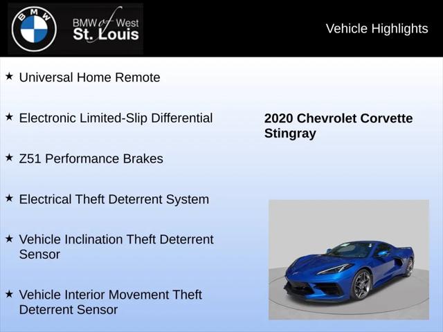 2020 Chevrolet Corvette Stingray RWD Convertible 2LT
