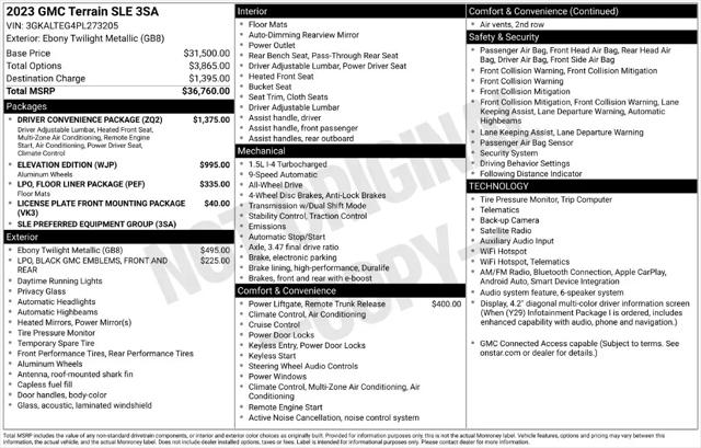 2023 GMC Terrain AWD SLE