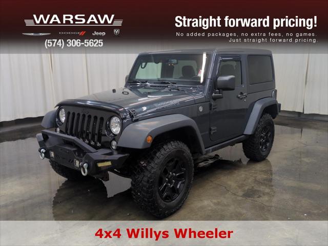2017 Jeep Wrangler Willys Wheeler 4x4 for sale in Warsaw, IN