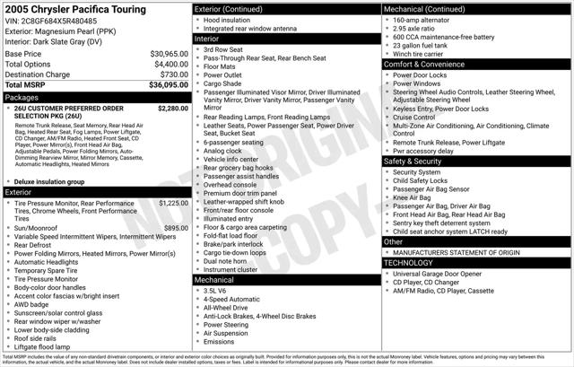2005 Chrysler Pacifica Touring for sale in Schaumburg, IL