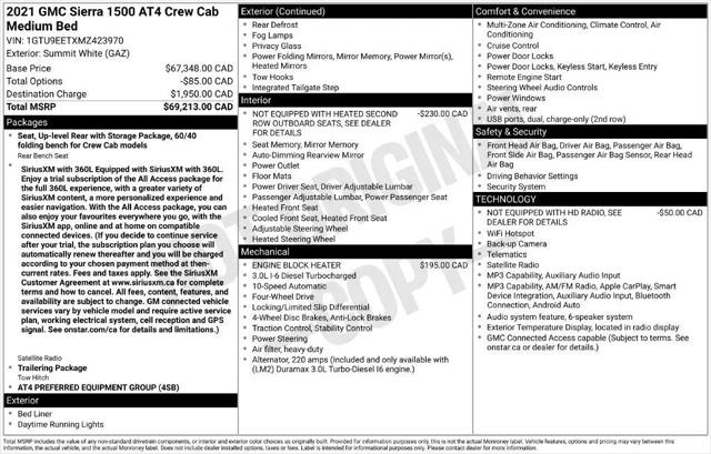 2021 GMC Sierra 1500 AT4 for sale in Ottumwa, IA
