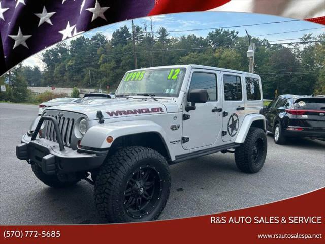 2012 Jeep Wrangler Unlimited Rubicon for sale in Linden, PA