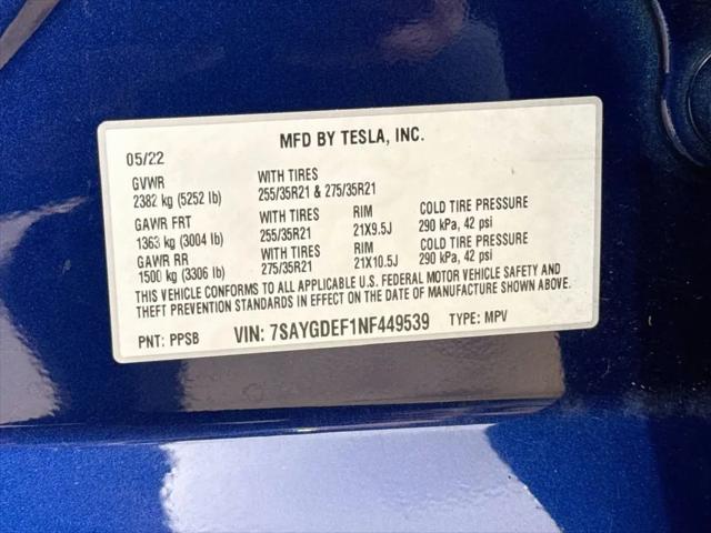 2022 Tesla Model Y Performance Dual Motor All-Wheel Drive