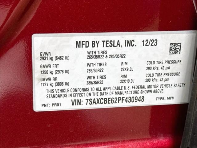 2023 Tesla Model X Plaid Tri Motor All-Wheel Drive