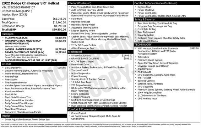 2022 Dodge Challenger SRT Hellcat