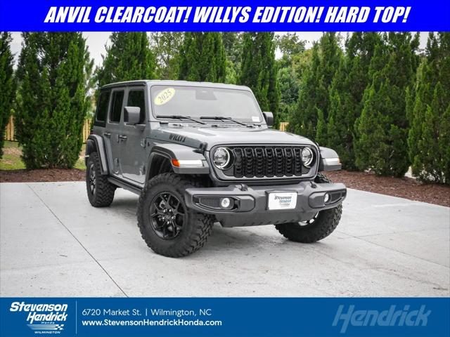 2025 Jeep Wrangler 4-Door Willys 4x4 for sale in Wilmington, NC