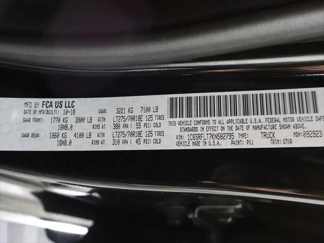 2019 Ram 1500 Rebel Crew Cab 4x4 57 Box