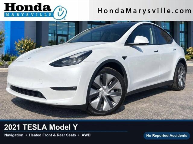 2021 Tesla Model Y Long Range Dual Motor All-Wheel Drive for sale near Marysville, OH