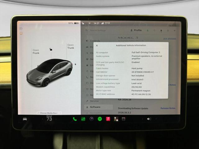 2021 Tesla Model 3 Standard Range Plus Rear-Wheel Drive