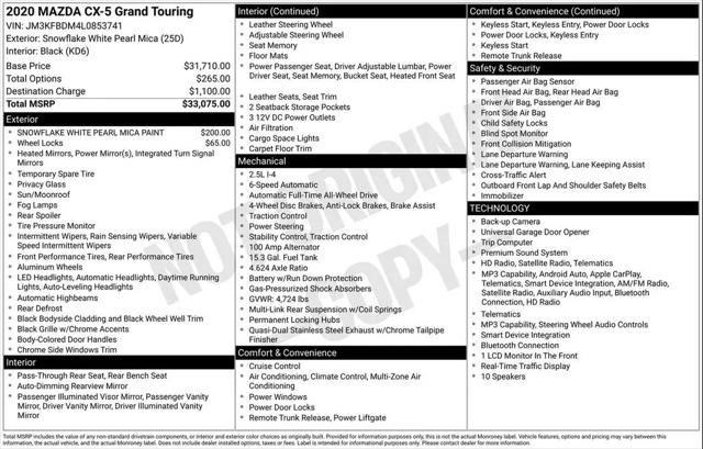 2020 Mazda CX-5 Grand Touring for sale in Huntsville, AL