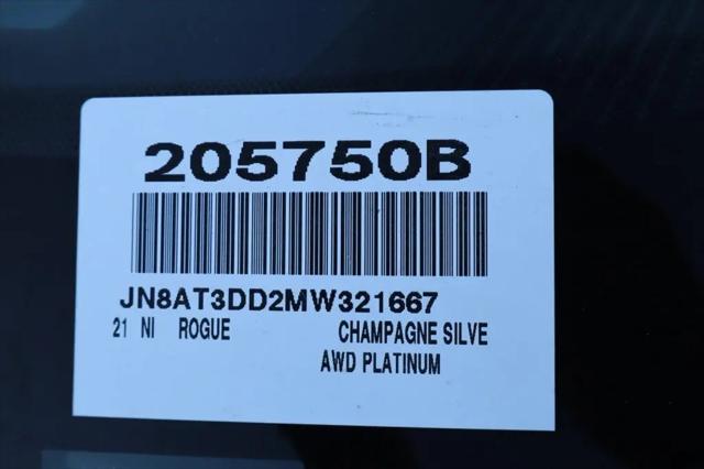2021 Nissan Rogue Platinum Intelligent AWD
