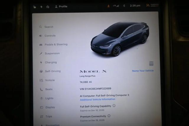 2021 Tesla Model X Long Range Plus Dual Motor All-Wheel Drive