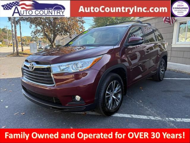 2016 Toyota Highlander XLE V6 for sale in Abington, MA