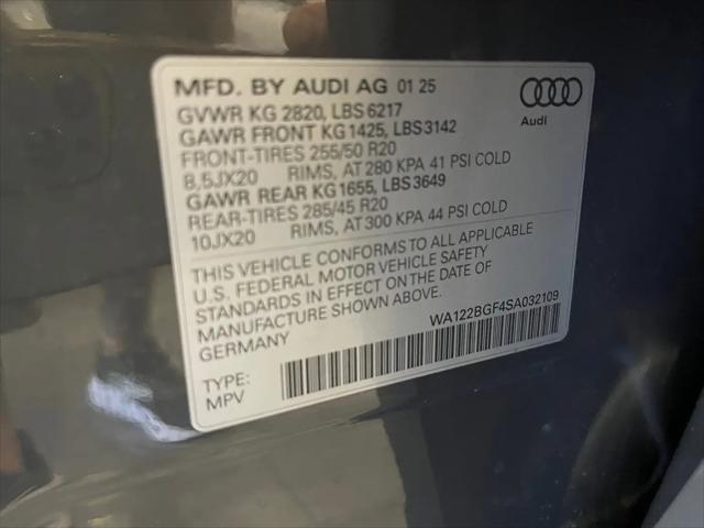 2025 Audi Q6 e-tron Premium Plus