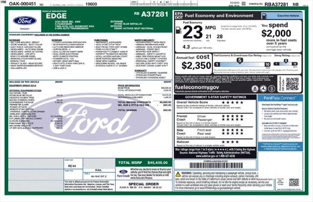 2024 Ford Edge SEL