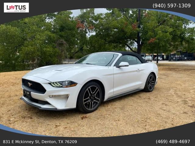 2020 Ford Mustang EcoBoost Premium Convertible for sale in Denton, TX