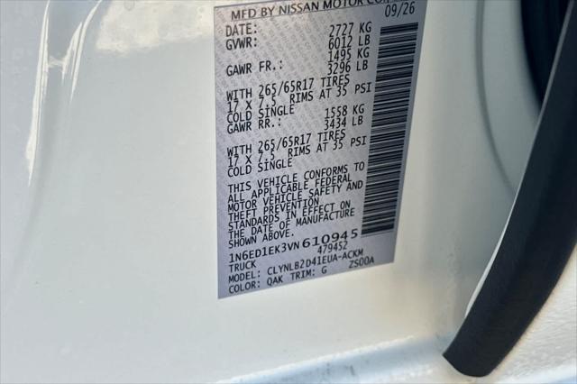 2027 Nissan Frontier SV