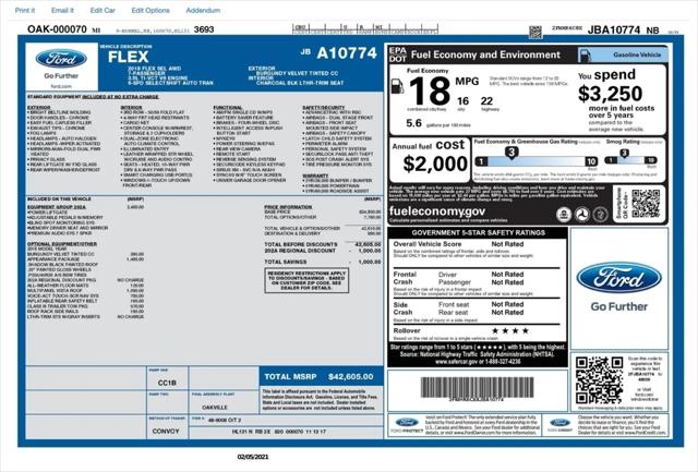 2018 Ford Flex SEL