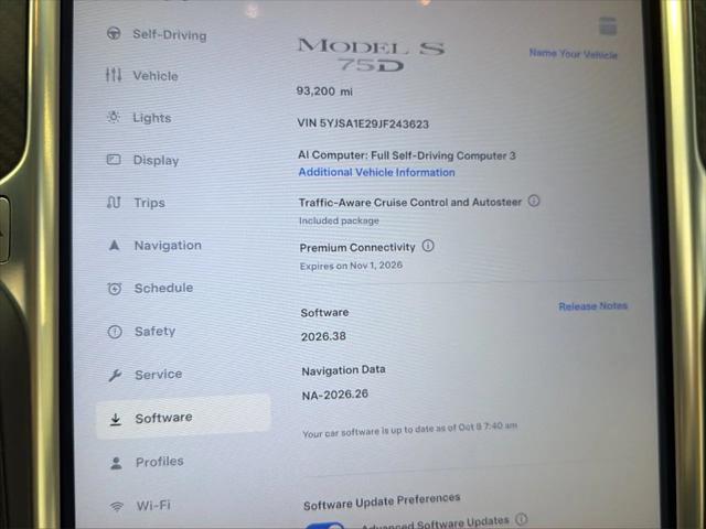 2018 Tesla Model S 75D