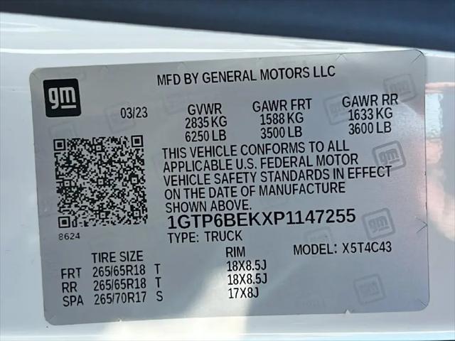 2023 GMC Canyon 4WD Crew Cab Short Box Elevation