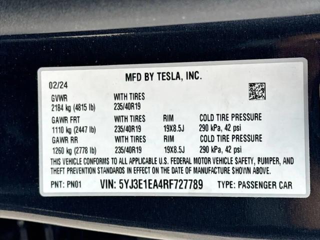2024 Tesla Model 3 Model 3