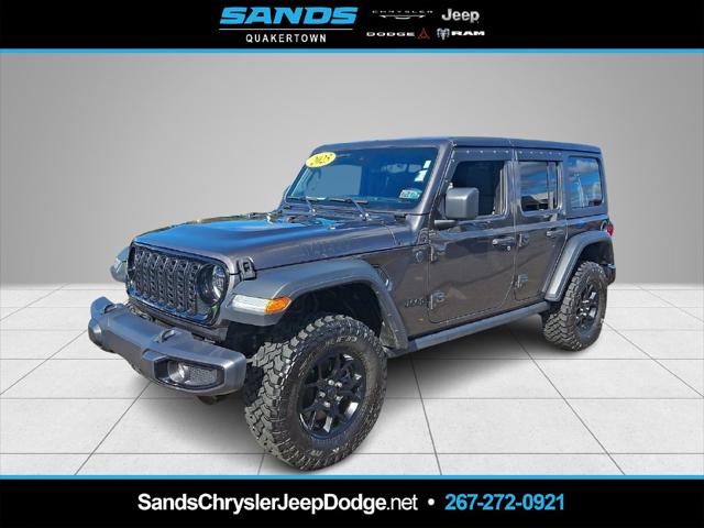 2025 Jeep Wrangler 4-Door Willys 4x4 2025 Jeep Wrangler 4-Door Willys 4x4