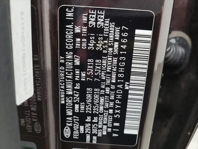 2017 Kia Sorento 2.0T EX