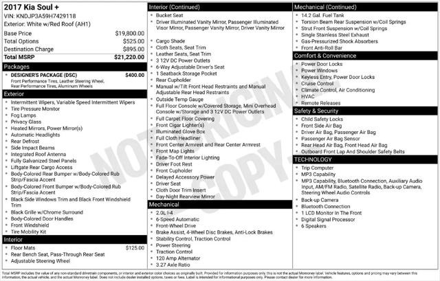 2017 Kia Soul +