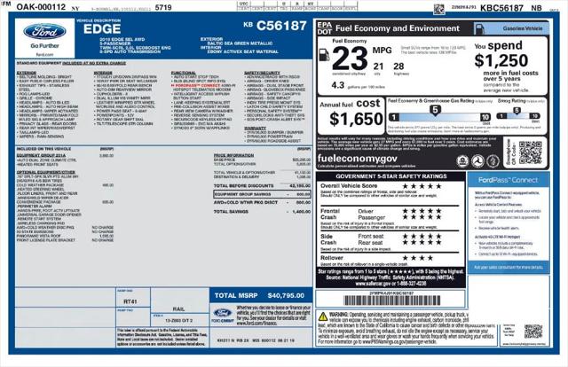 2019 Ford Edge SEL