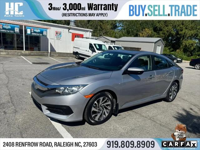 2016 Honda Civic EX for sale in Raleigh, NC