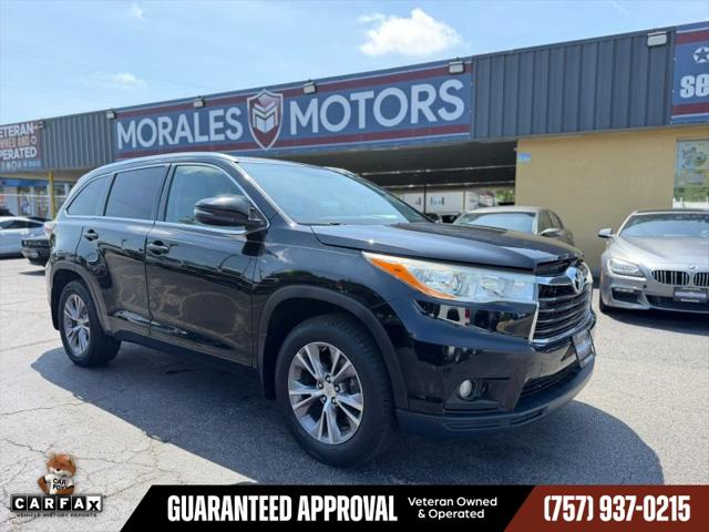 2014 Toyota Highlander XLE V6 for sale in Norfolk, VA