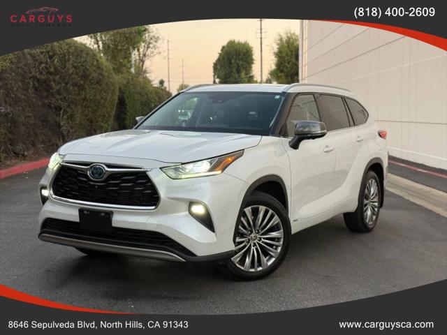2023 Toyota Highlander Hybrid Platinum for sale in North Hills, CA