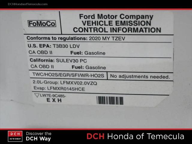 2020 Ford Fusion Plug-In Hybrid Titanium