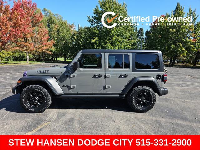 2021 Jeep Wrangler Willys 4x4 for sale in Urbandale, IA