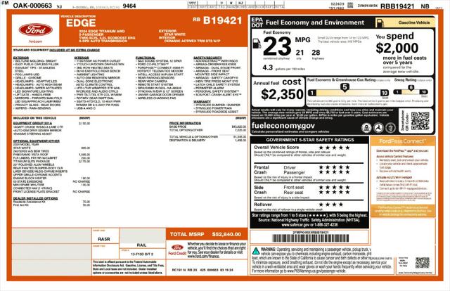 2024 Ford Edge Titanium