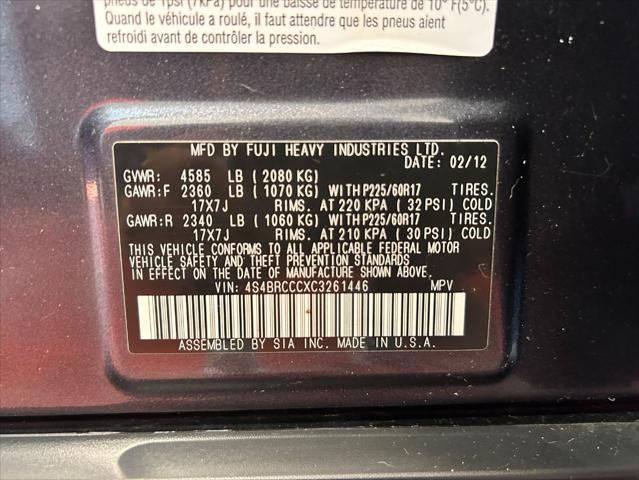 2012 Subaru Outback 2.5i Premium