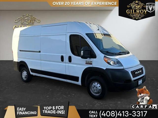 2021 Ram ProMaster Cargo Van High Roof 159 WB for sale in Gilroy, CA